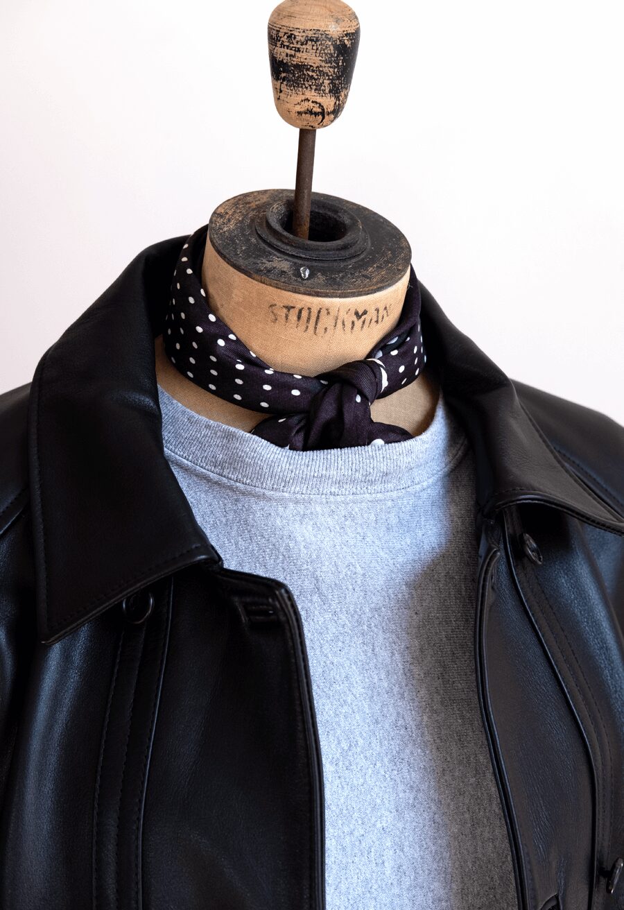 REGAGLIA　SILK VINTAGE BANDANA SCARF