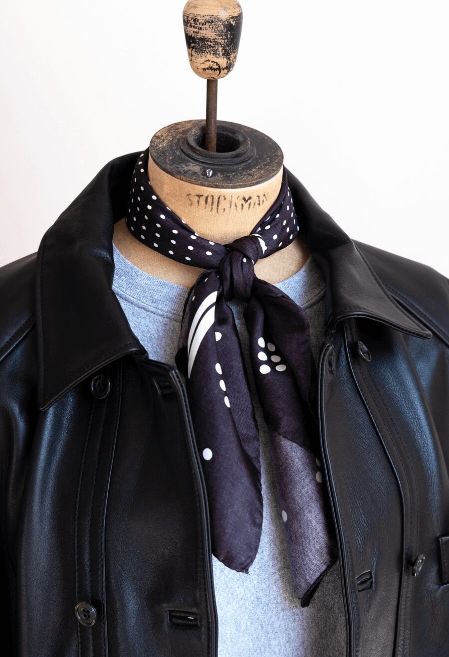 REGAGLIA　SILK VINTAGE BANDANA SCARF