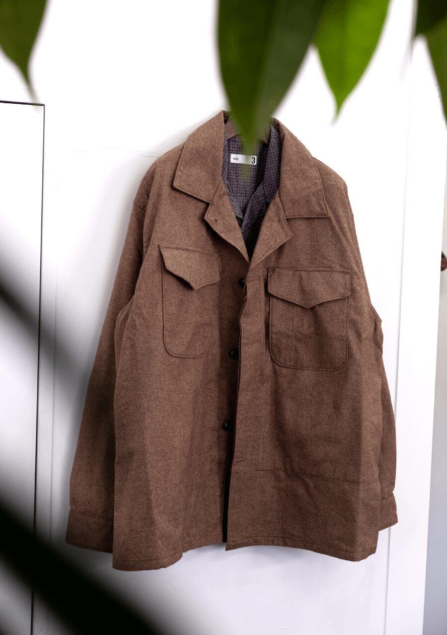 WORKADAY　Brown CP Homespun MC Jacket