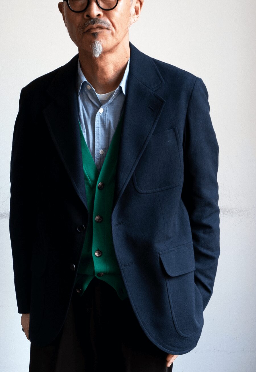 YAMAGUCHI STORE　Cotton Silk 3B Jacket