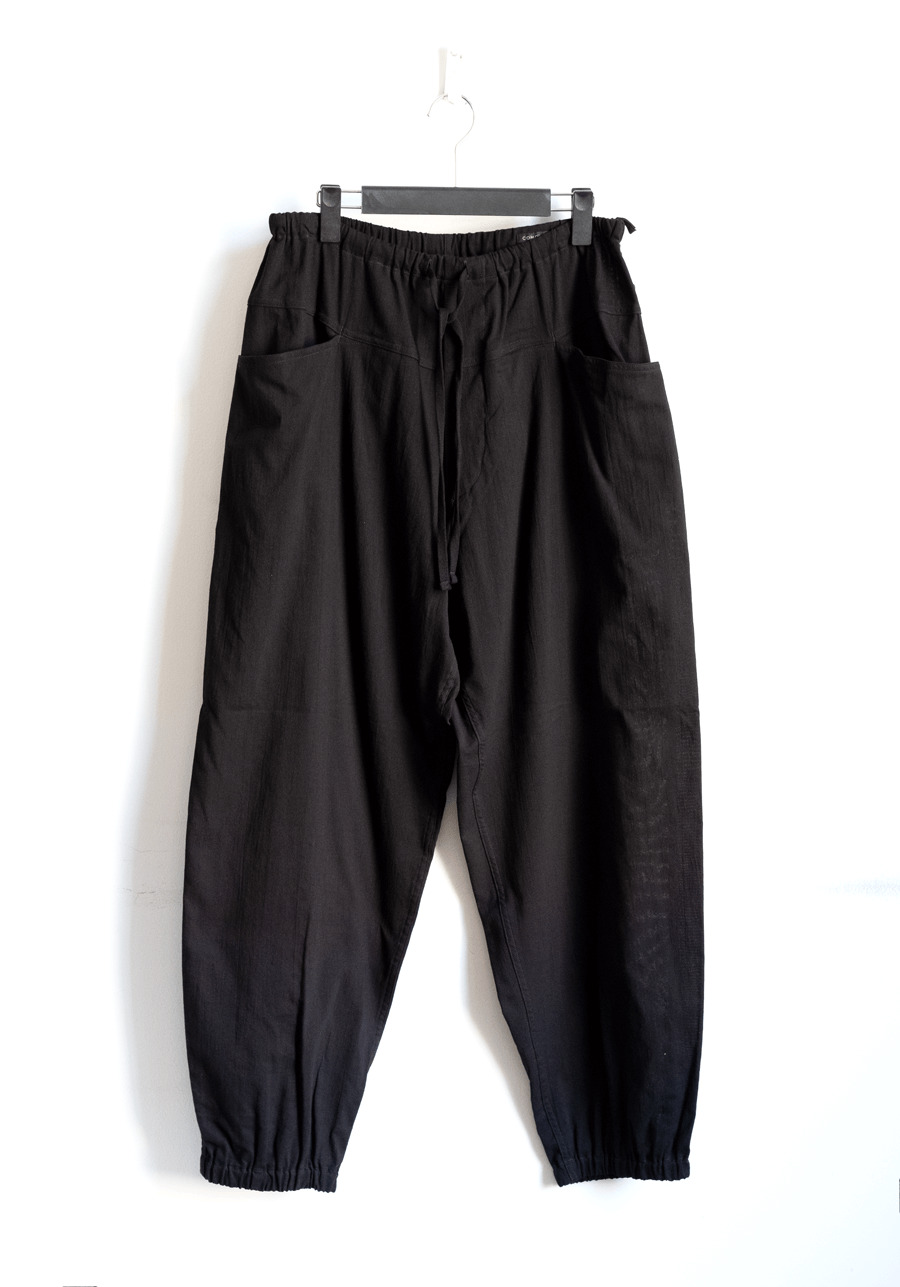 COMOLI　オックス ドローストリングパンツ