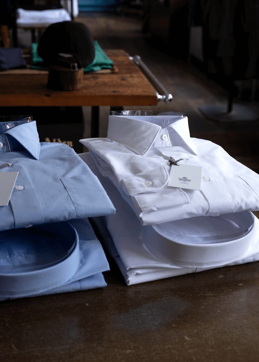 YAMAGUCHI STORE　Broad Regular Collar Shirts