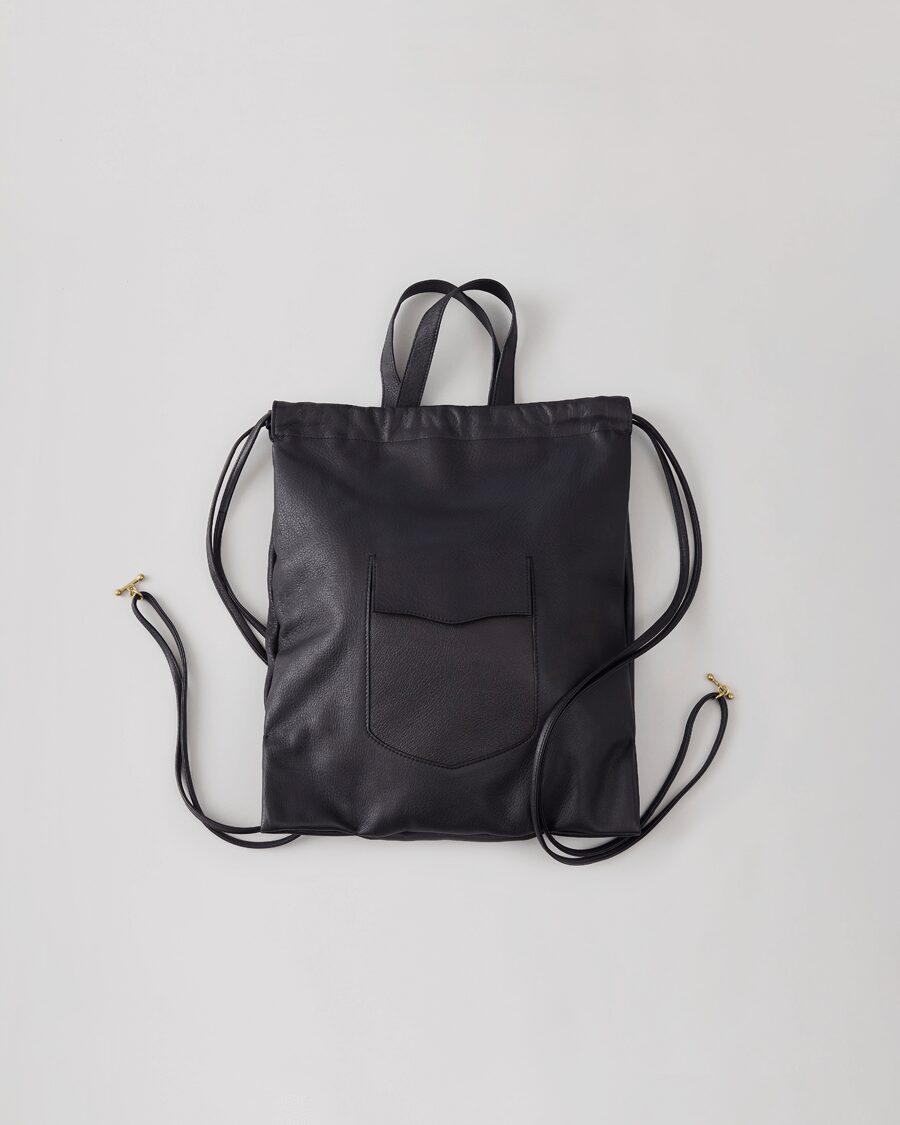 NICENESS　 DEER LEATHER KNAPSACK “FERRETTI”