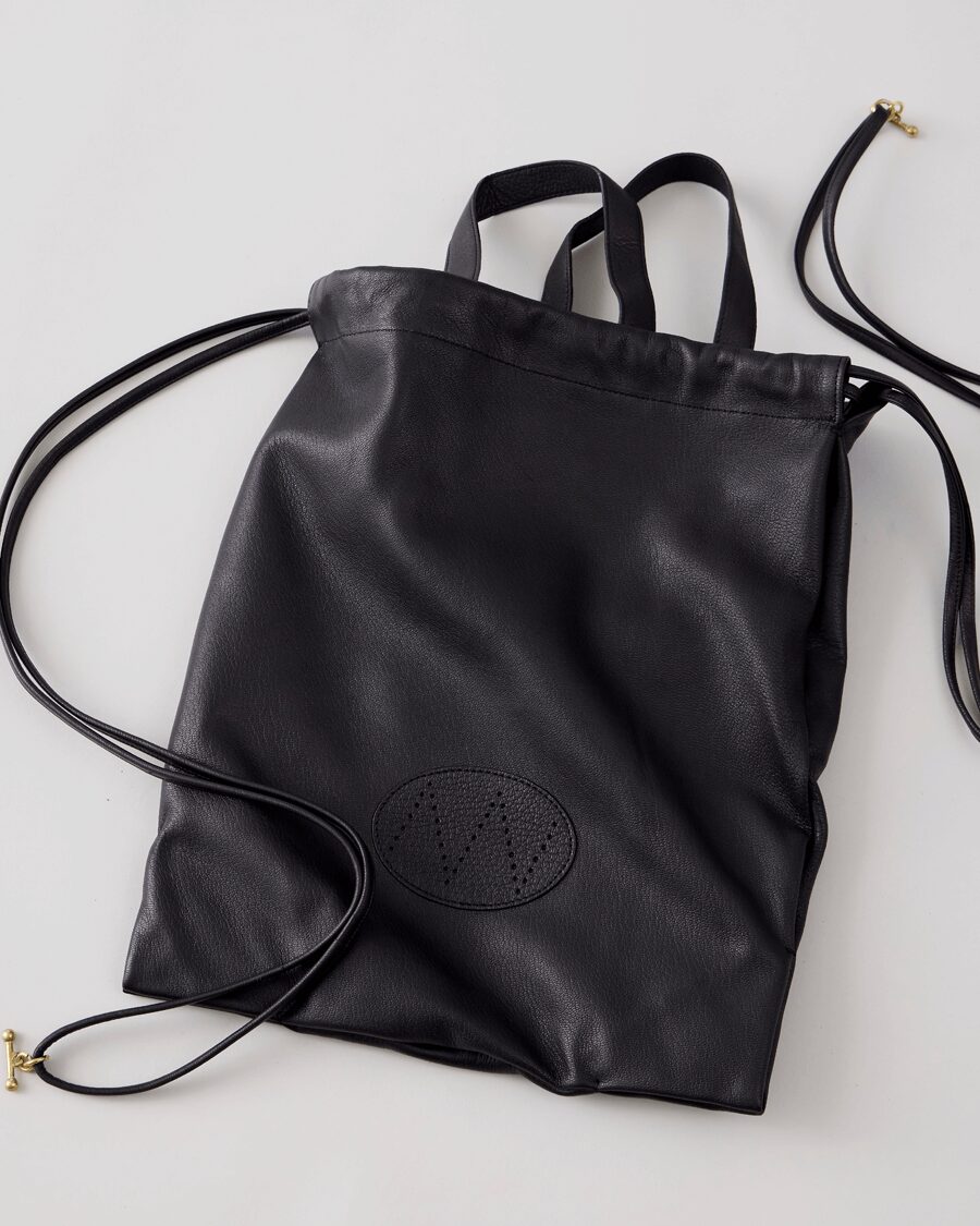NICENESS　 DEER LEATHER KNAPSACK “FERRETTI”