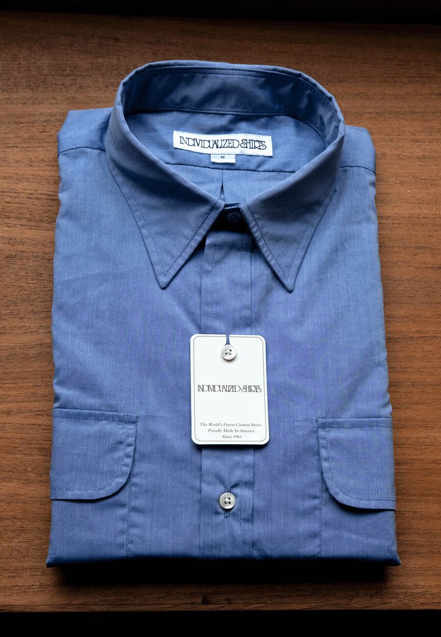 INDIVIDUALIZED SHIRTS　Dress Chambray 2poc Work Shirt