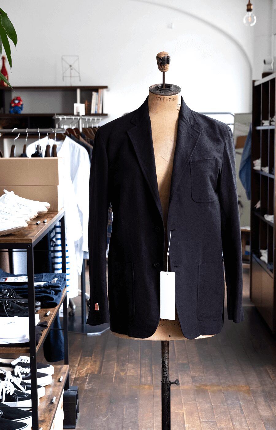 COMOLI　SILK LINEN 3B JACKET