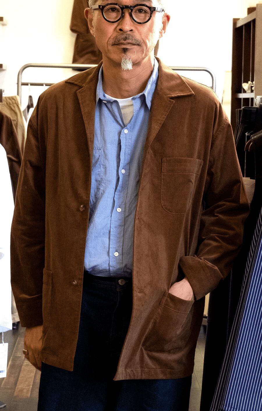 Cale　Corduroy Shirt Jacket