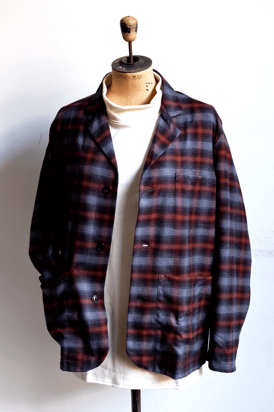 INDIVIDUALIZED SHIRTS　COTTON FLANNEL LOUNGER JACKET