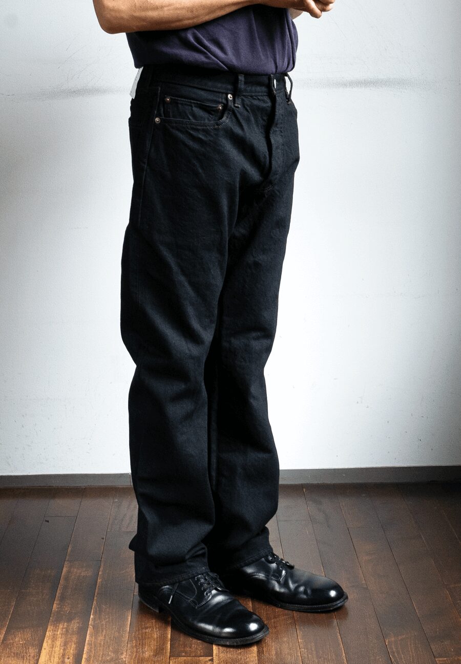 CIOTA　Straight 5 Pocket Pants Black（One Wash）