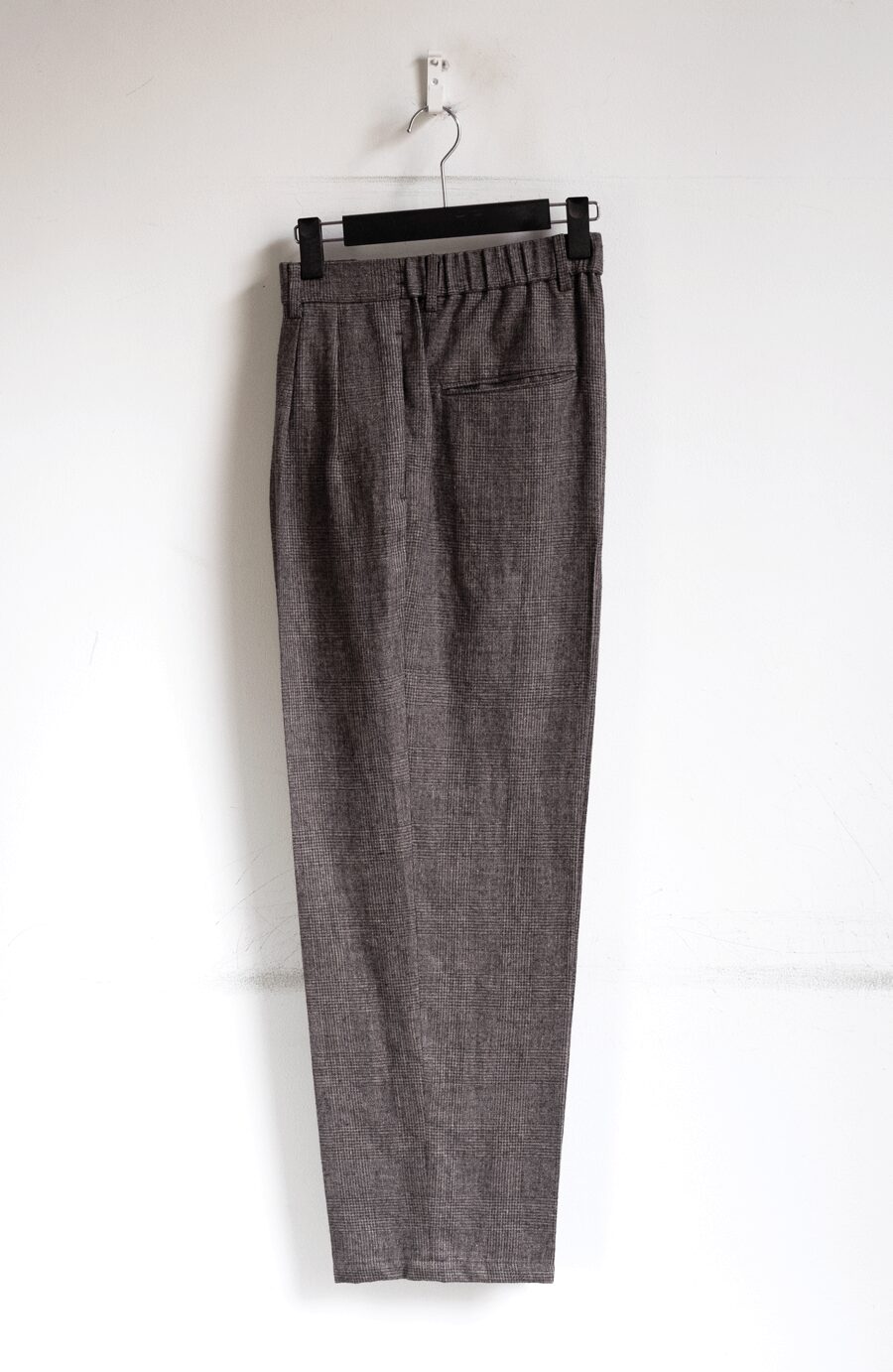 ATON　LINEN WOOL TWILL LOOSE FIT PANTS