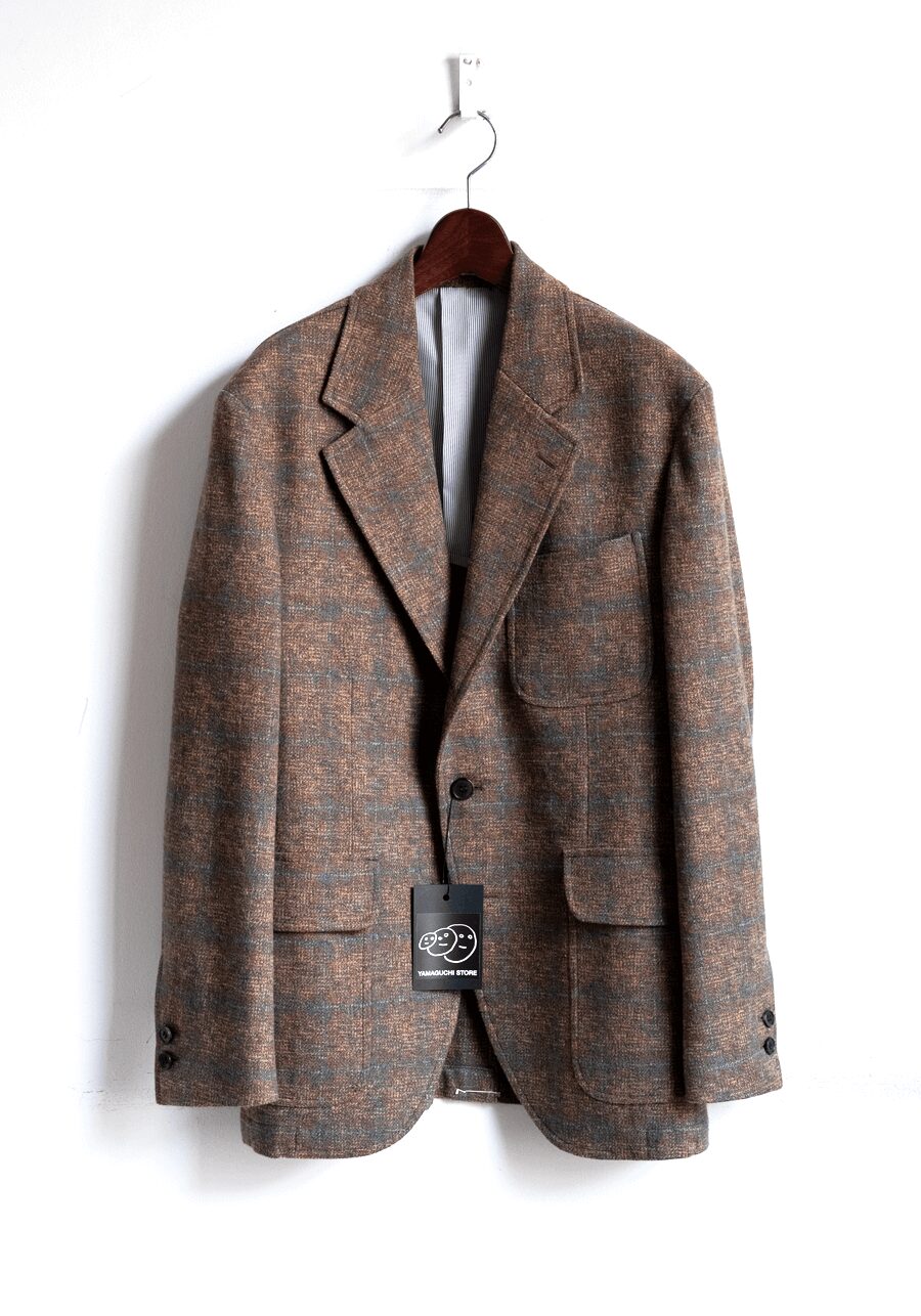 YAMAGUCHI STORE　Cotton Tweed Jacket Check & Herringbone