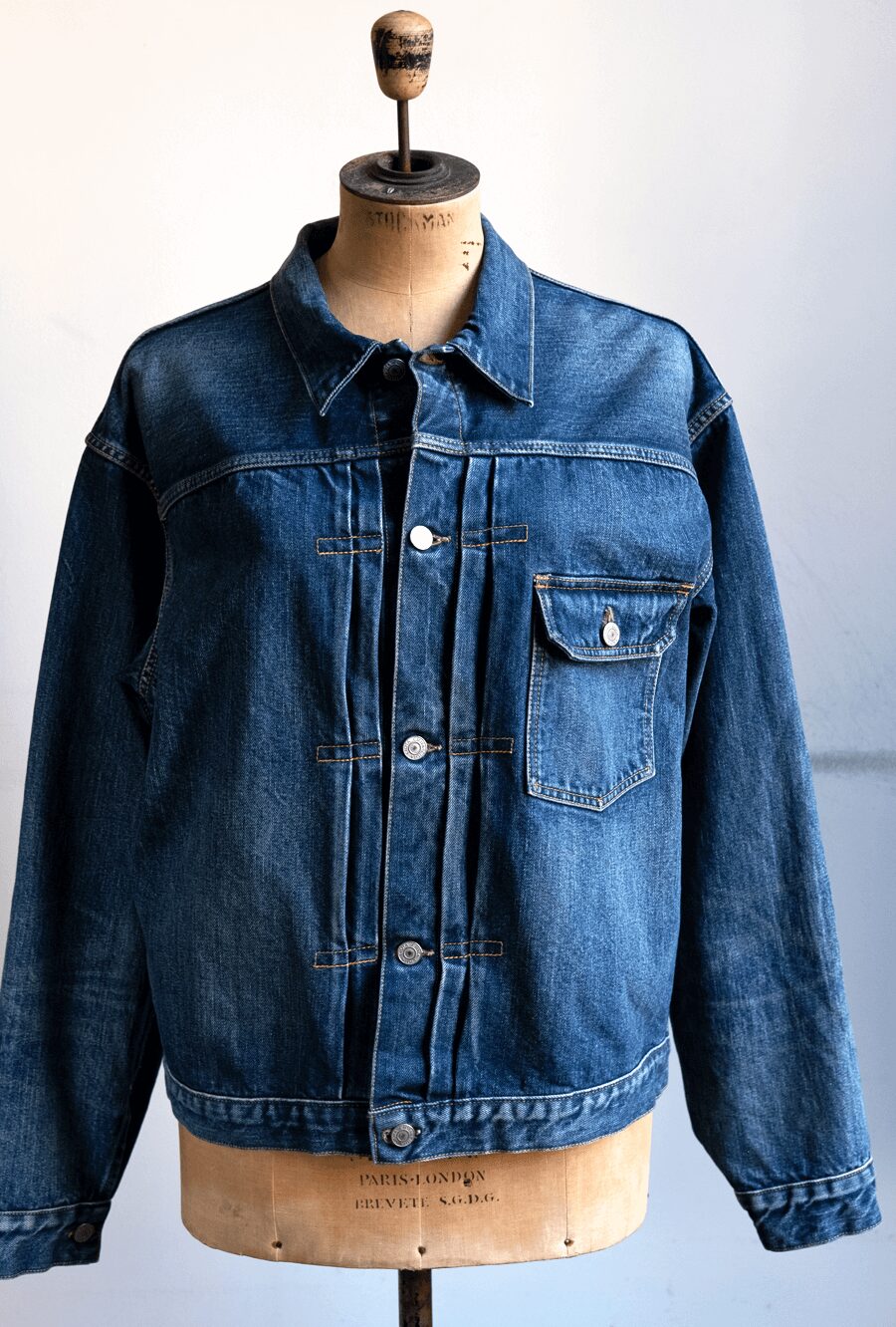 CIOTA　Single Pocket Denim Jacket (Real Indigo)