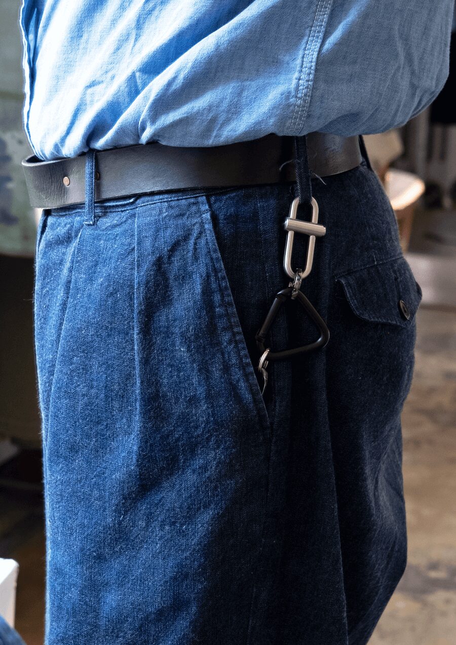 liso　MILITARY PARTS KEY RING