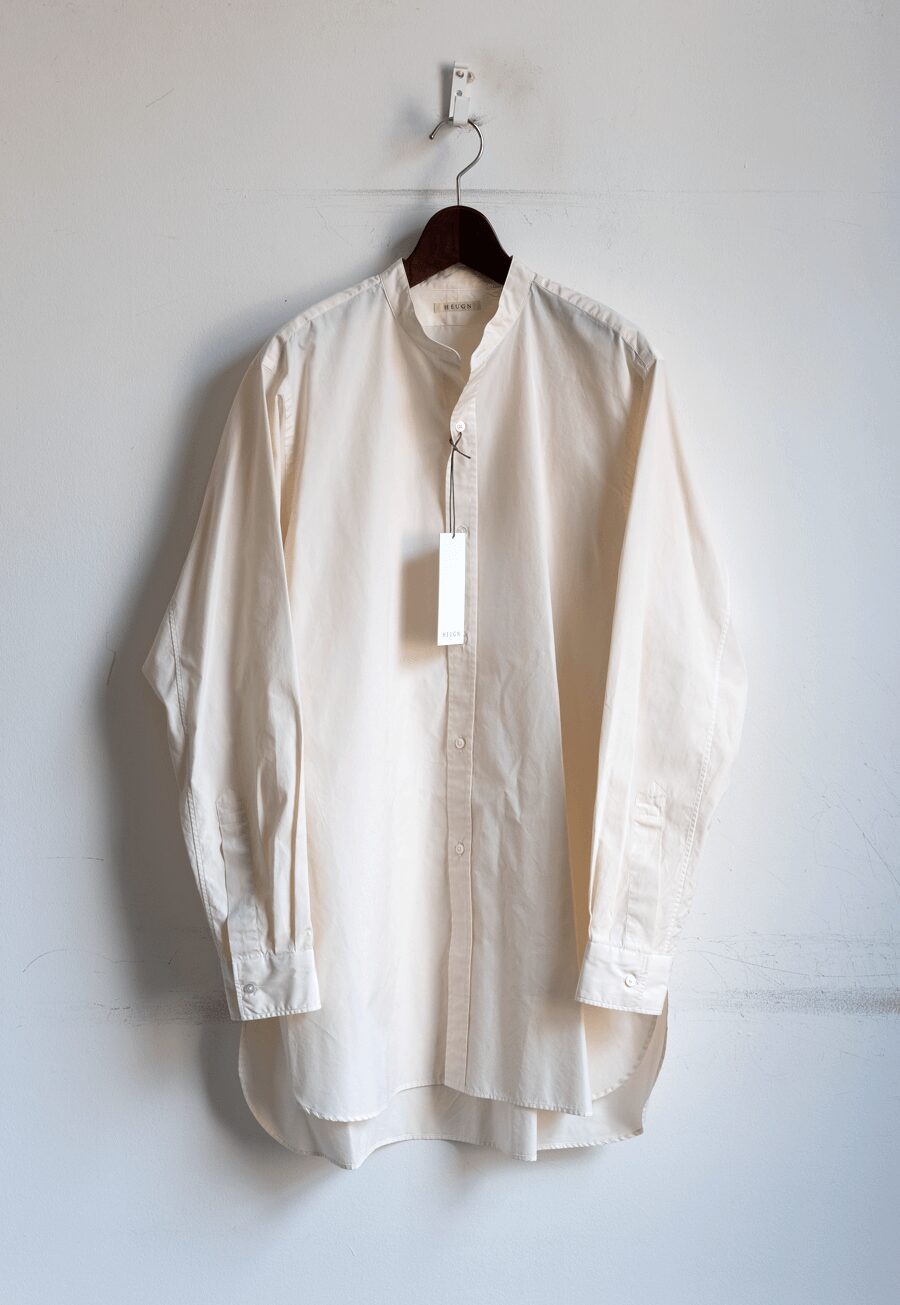 HEUGN　SHIRT013 “Rob” Beige OverDye