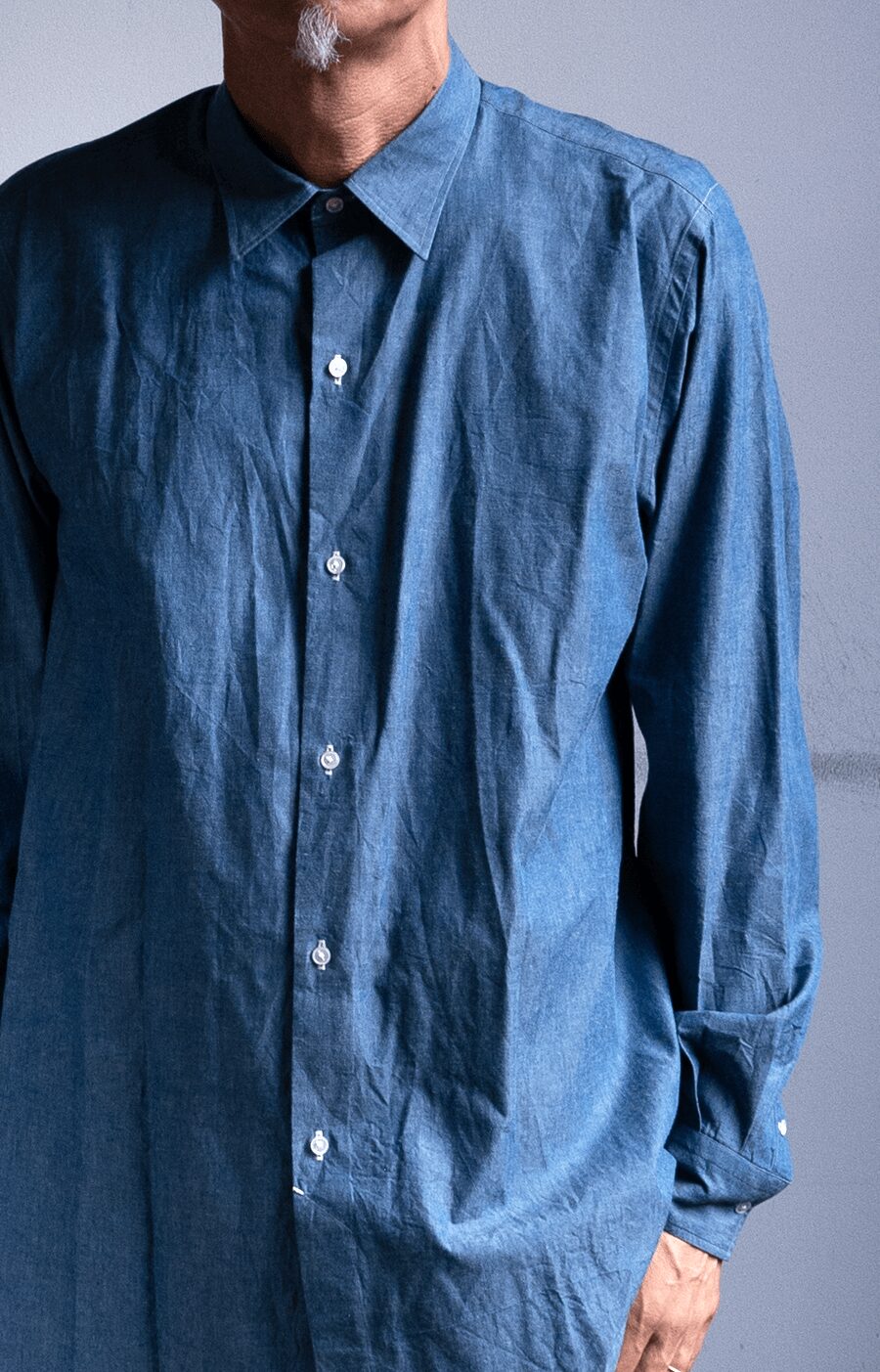 HEUGN　SHRIT023 “James” Chambray
