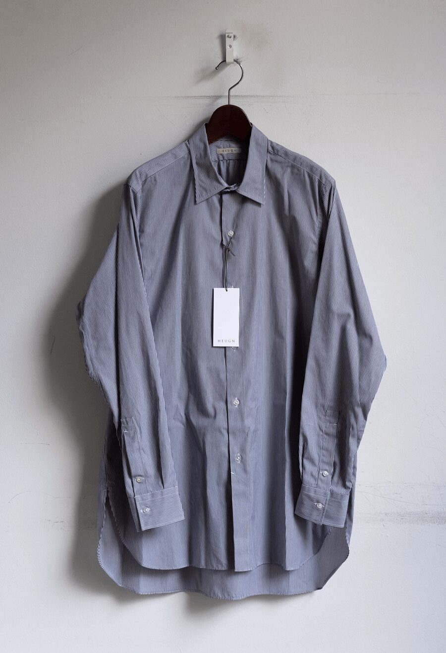 HEUGN　SHRIT121 “James” Black Stripe