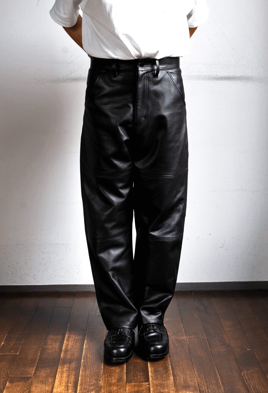 Cale　LAMBS LEATHER PANTS
