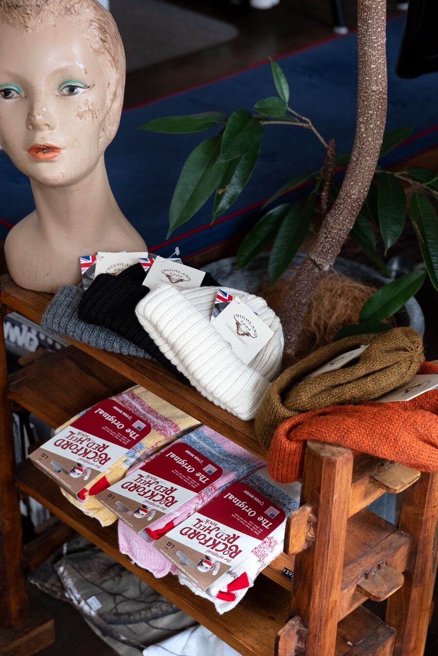 HIGHLAND 2000　Brutish Wool 2×1 Rib Bobby Cap