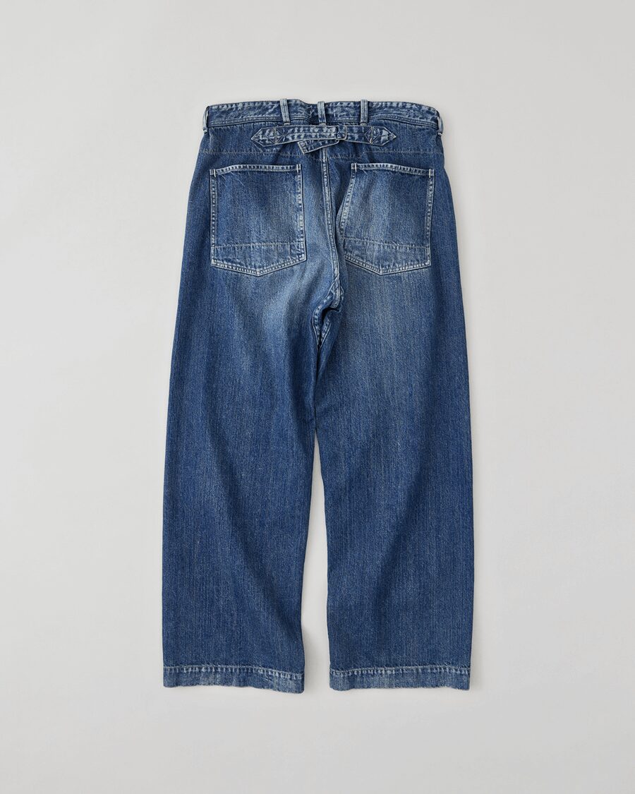 NICENESS　AGED-EFFECT DENIM TROUSERS “I.MARR”