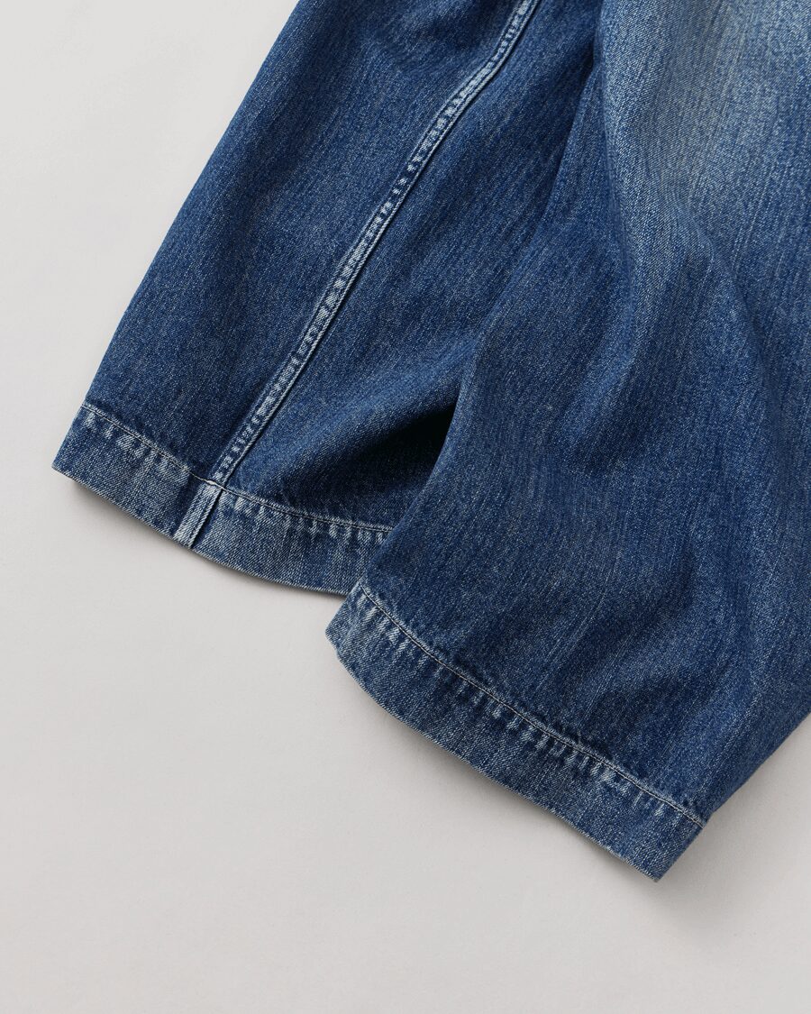 NICENESS　AGED-EFFECT DENIM TROUSERS “I.MARR”