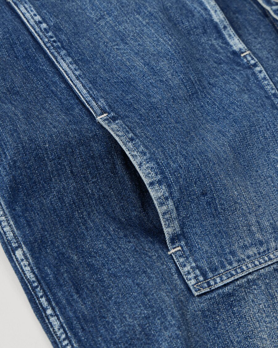 NICENESS　AGED-EFFECT DENIM JACKET “I.COXON”