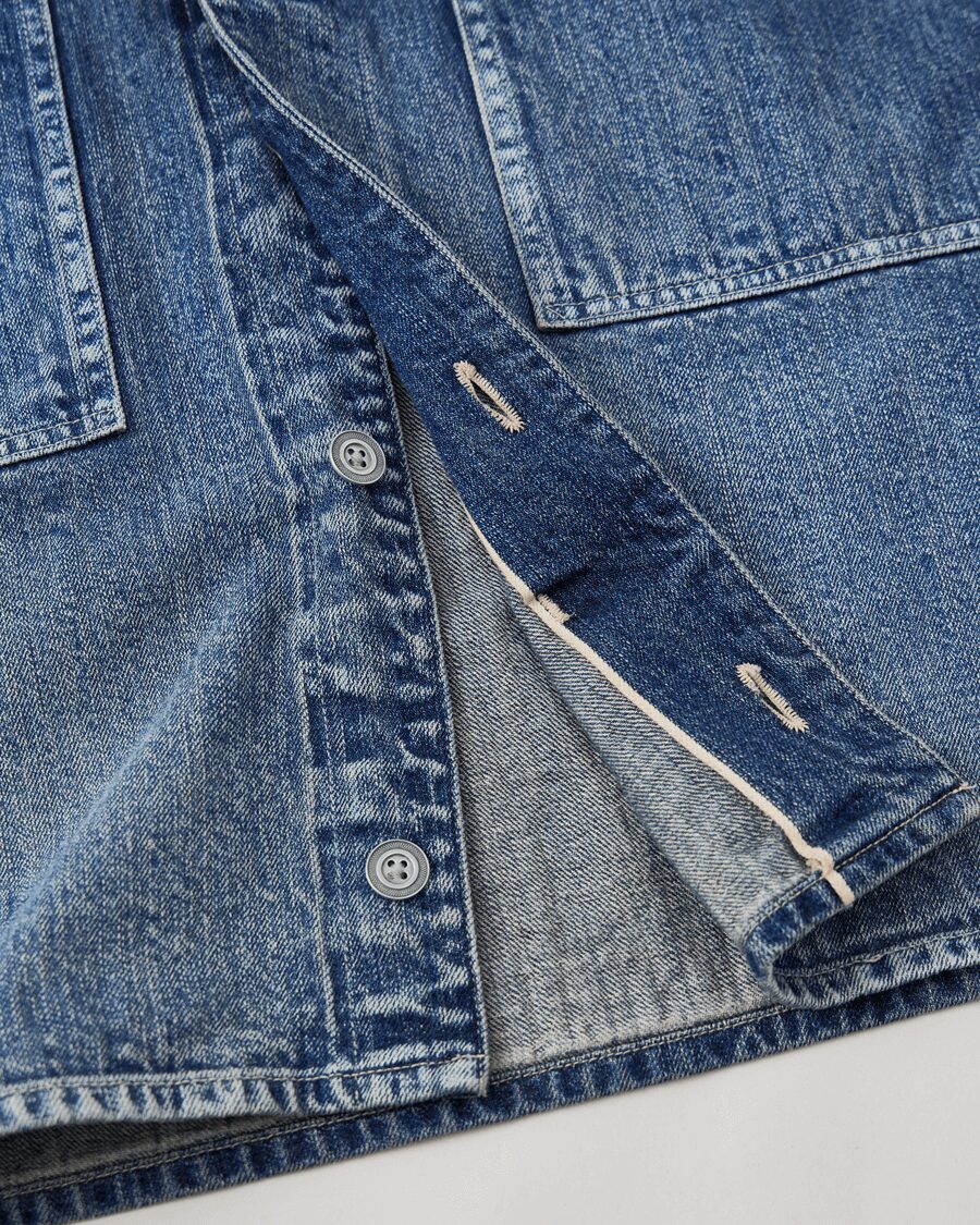 NICENESS　AGED-EFFECT DENIM JACKET “I.COXON”
