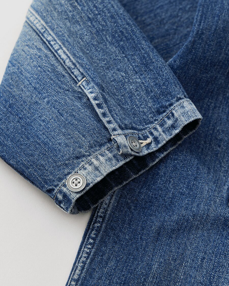 NICENESS　AGED-EFFECT DENIM JACKET “I.COXON”