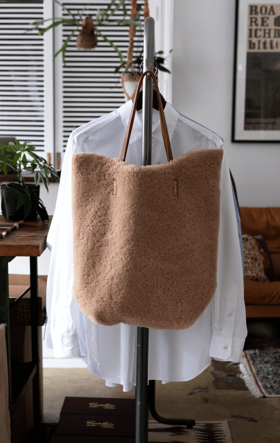 HAAL　PREMITIVE TOTE BAG -MOUTON-