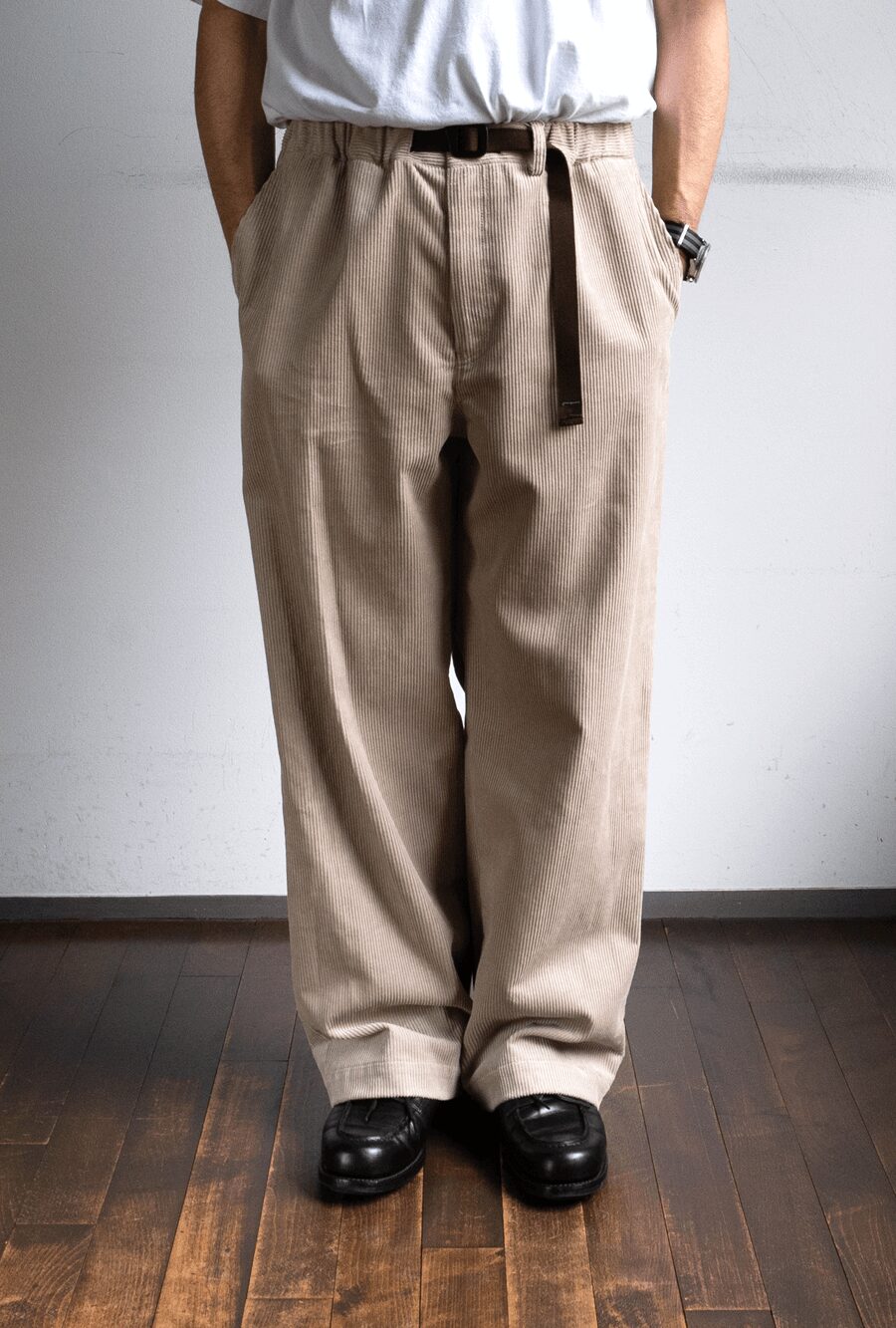 soglia　Cotton Dyed Corduroy Easy Pants