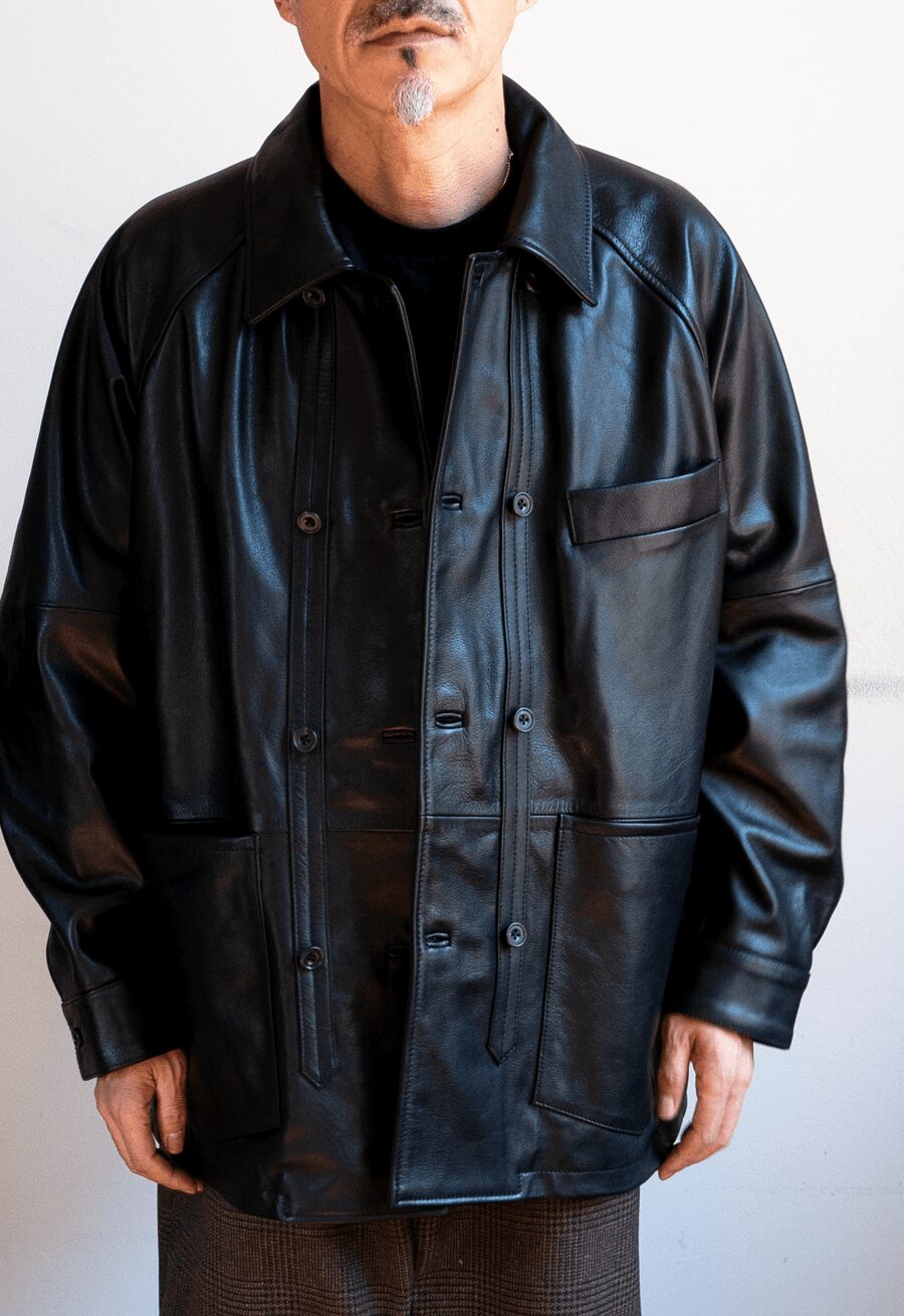 CCU　COW SKIN “L.C” COVERALL SHIRT