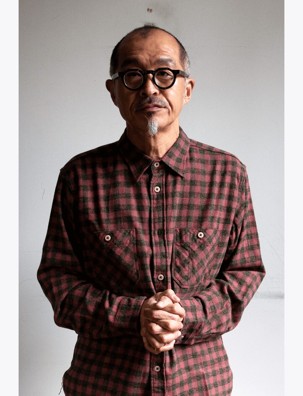 SEUVAS　COTTON FLANNEL PLAID WORK SHIRT