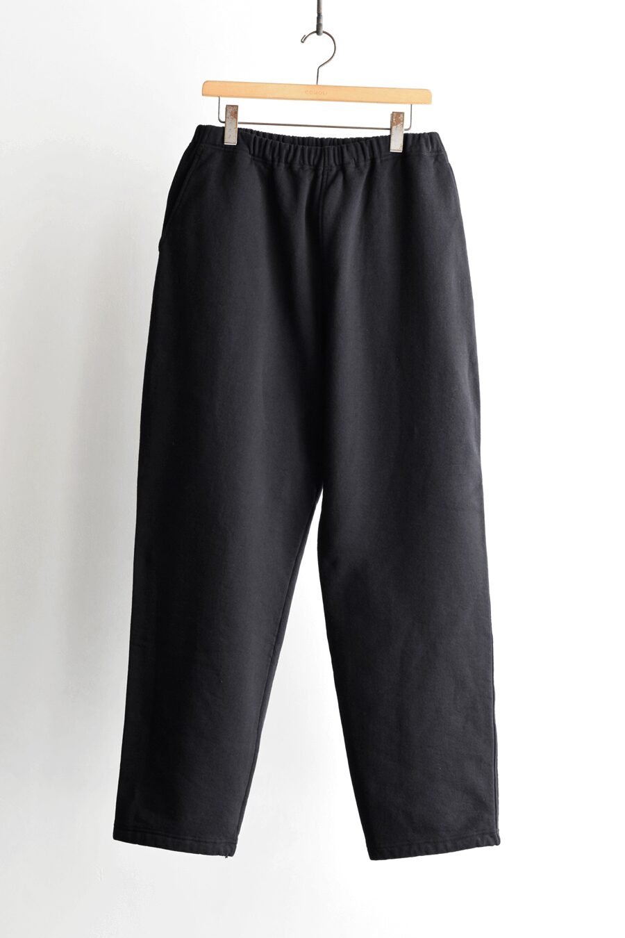 COMOLI　コットン裏毛 パンツ