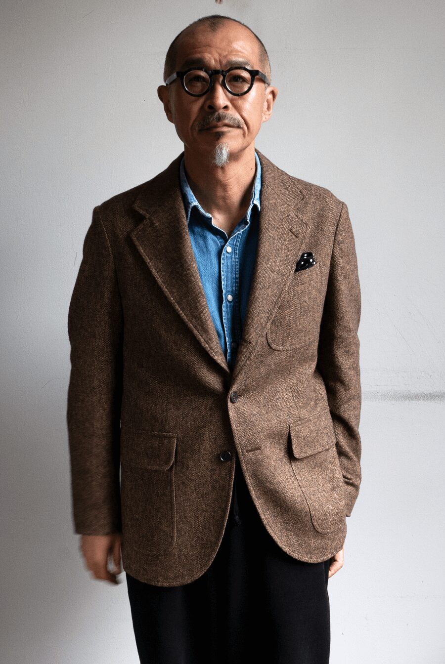 Re-stock!! YAMAGUCHI STORE　Cotton Tweed Jacket《HERRINGBONE》