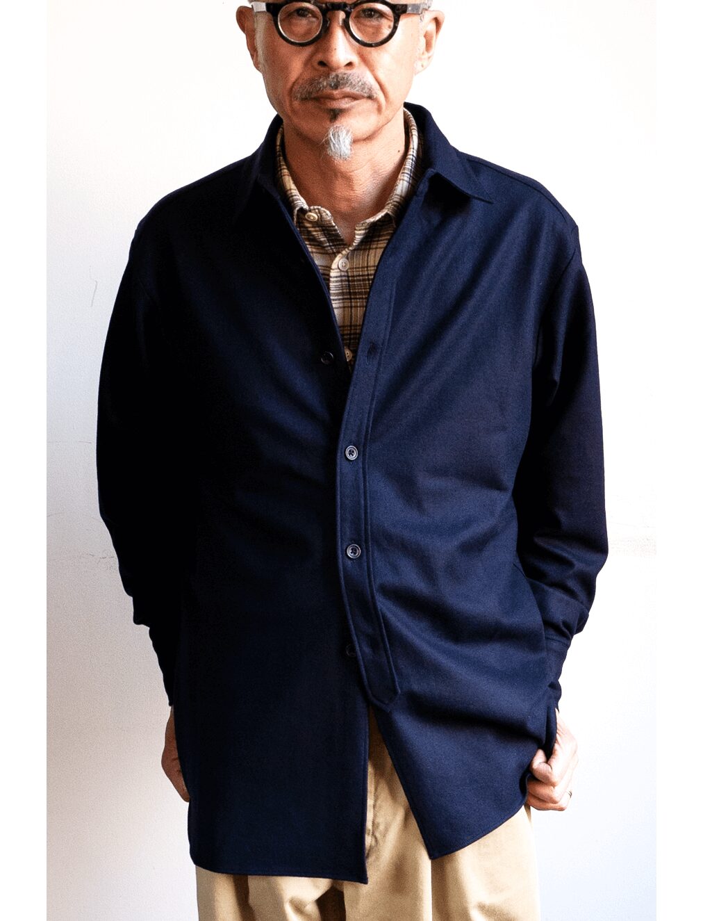 1205　Wool Flannel CPO Shirts “STEFFEN”