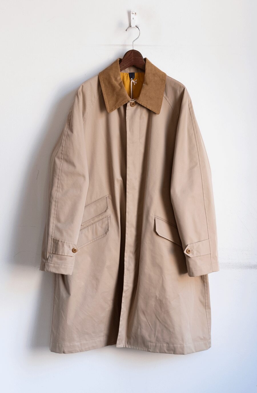 ts(s)　Cotton “SOLOTEX” Polyester Twill Cloth Raglan Sleeve Coat