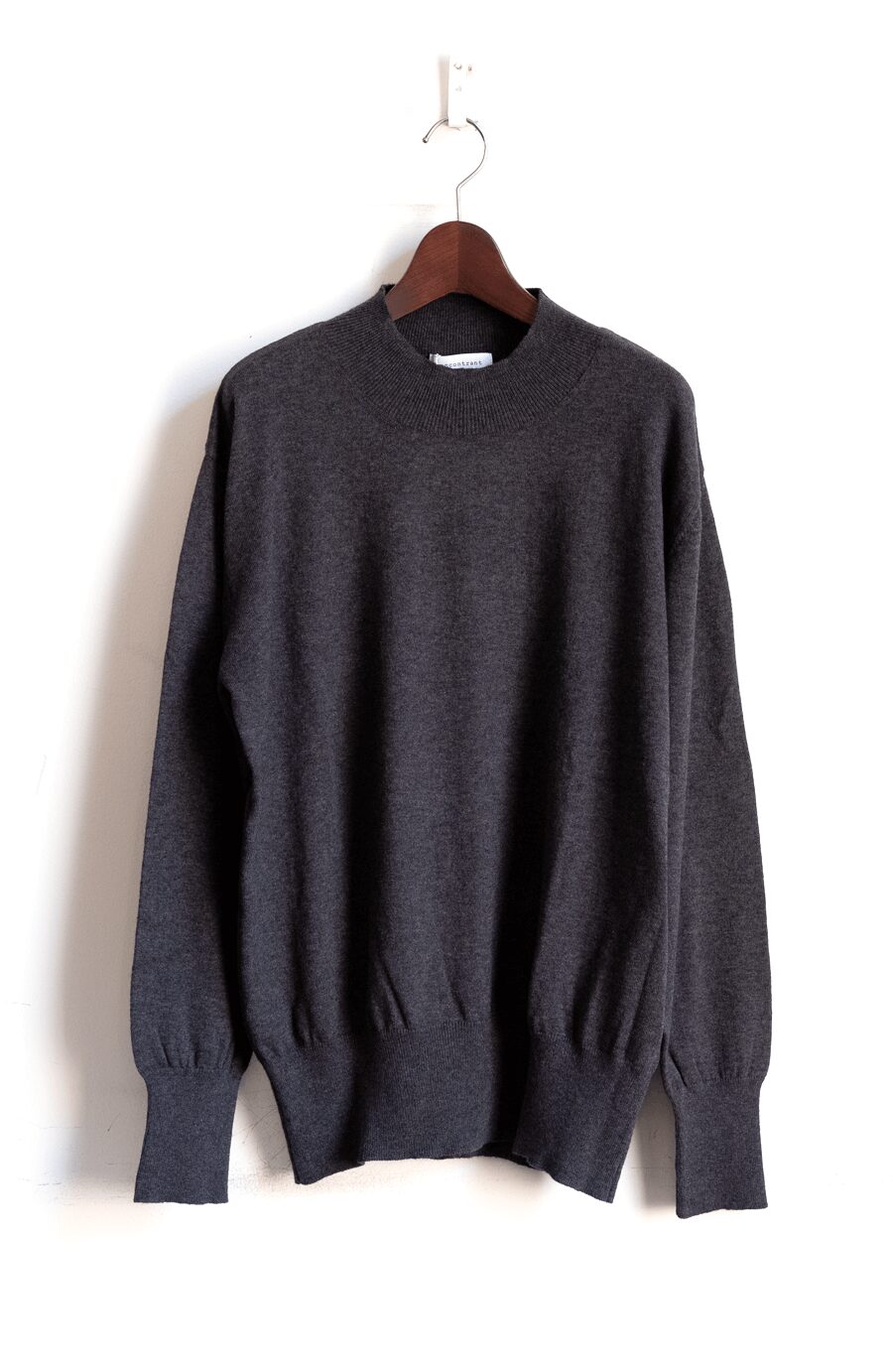 Renocntrant　COTTON CASHMERE NYLON MOCK NECK SWEATER