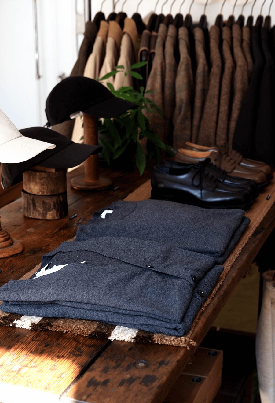 Renocntrant　COTTON CASHMERE NYLON CARDIGAN