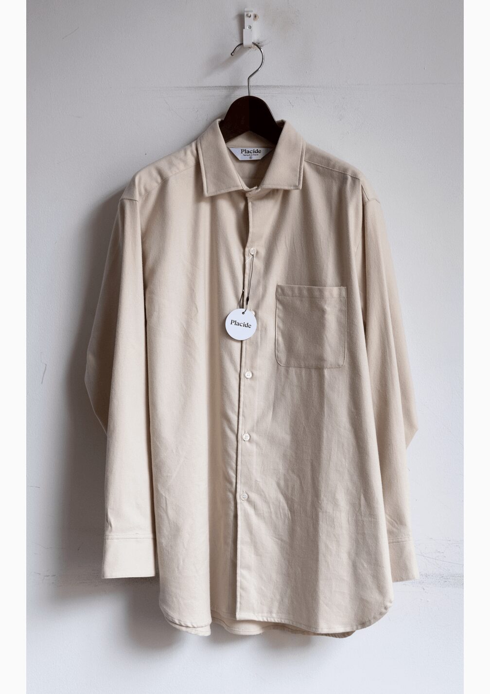 Placide　Cotton Flannel Classic Shirt