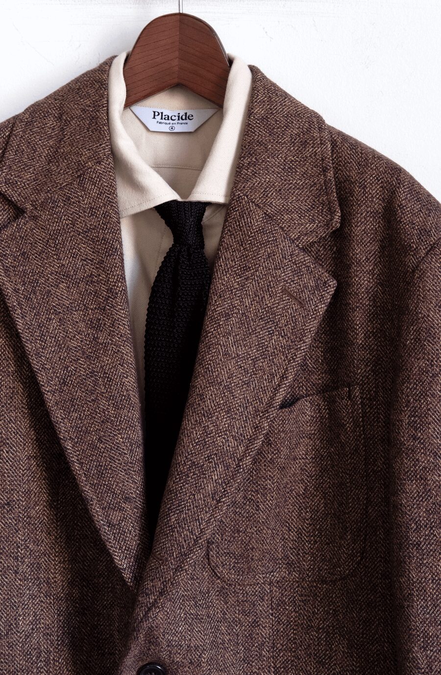 Placide　Cotton Flannel Classic Shirt