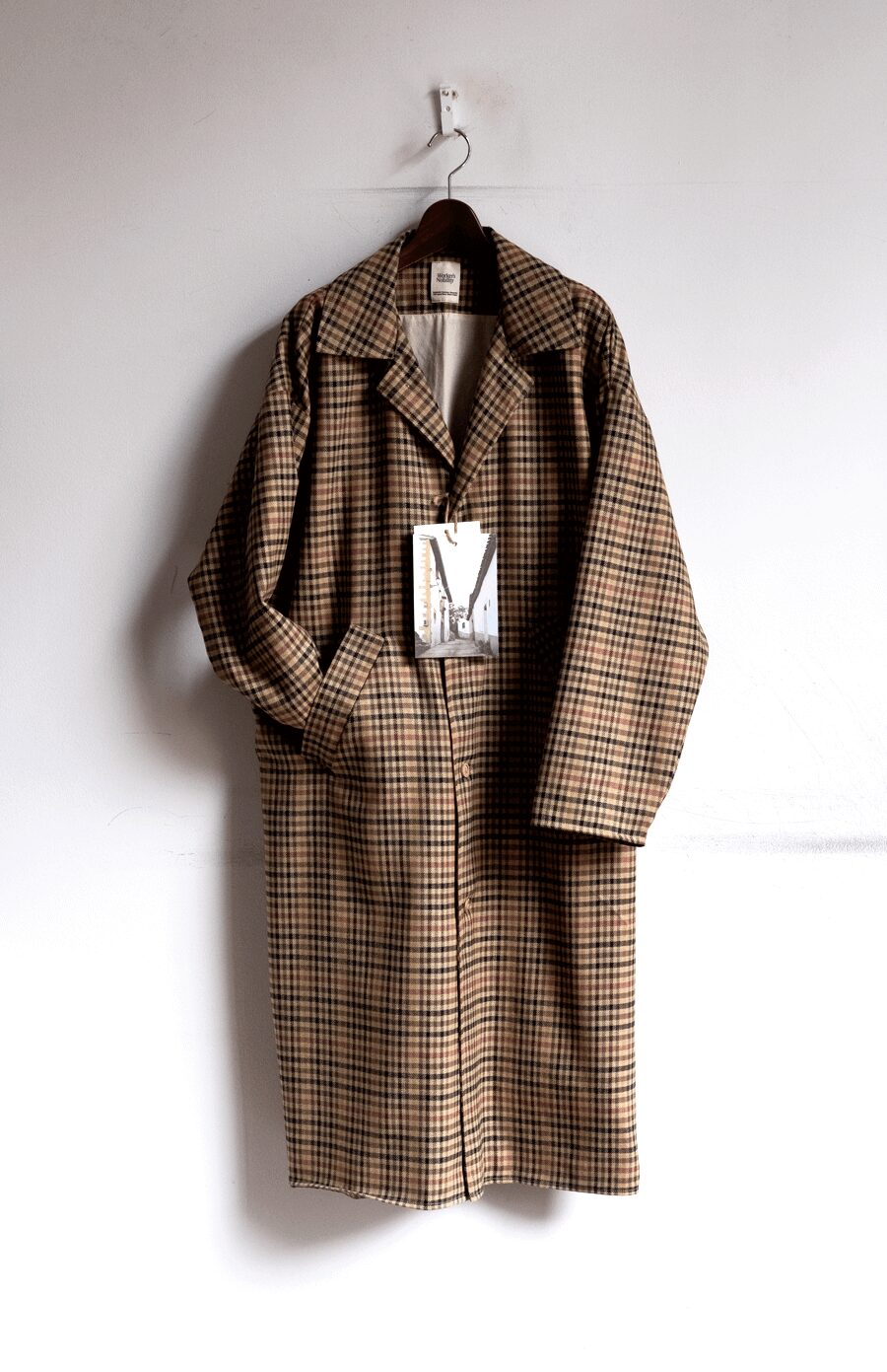 Worker’s Nobility　Plaid Trench Coat