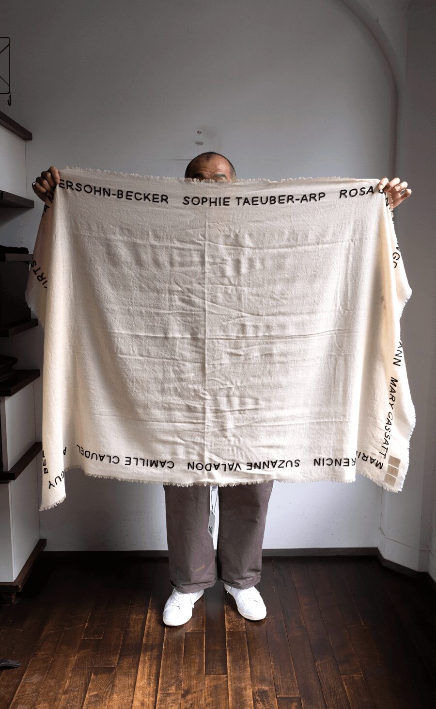 mii　EMBROIDERED BEADS SCARF