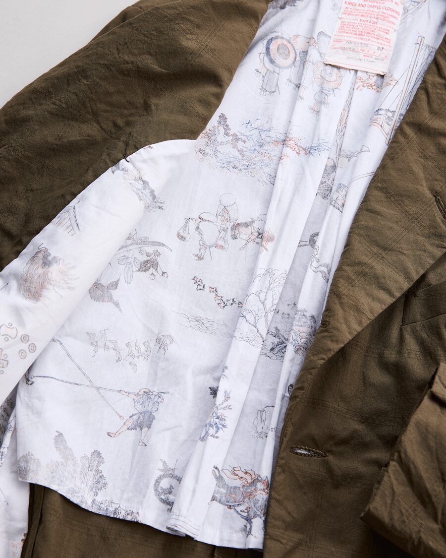 NICENESS　CLOVERLEAF CHECK JACKET “W.ROLAND ”