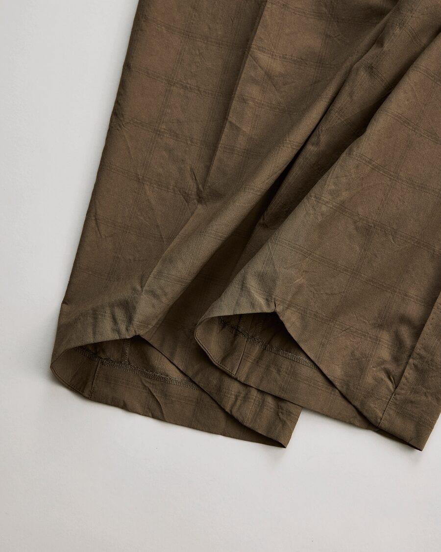 NICENESS　FLYING V CHECK TROUSERS “W.SCHENKER ”