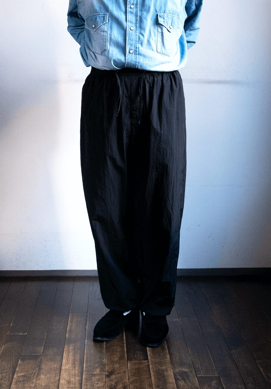 ATON　HAND DYED NYLON UTILITY PANTS