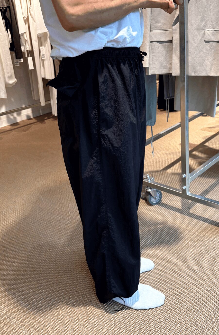 ATON　HAND DYED NYLON UTILITY PANTS