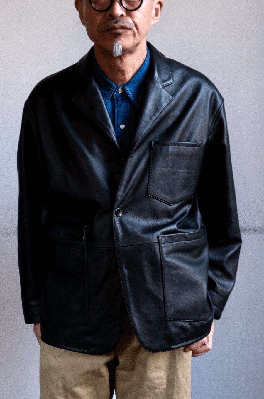 CCU　SHEEP SKIN TAILORED JACKET