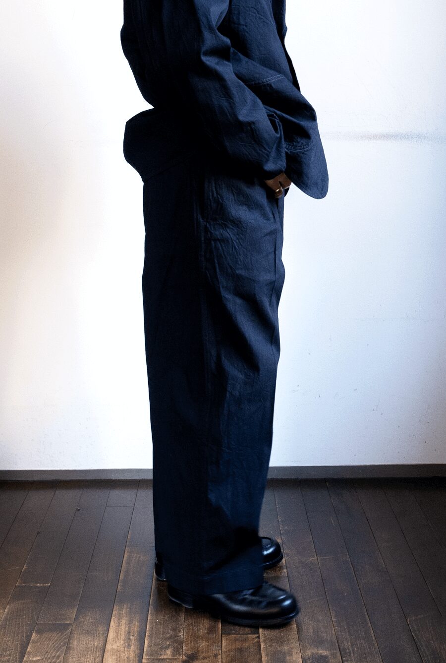 blurhms ROOTSTOCK　Light oz Denim Military Trousers