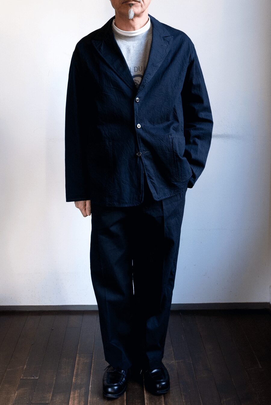 blurhms ROOTSTOCK　Light oz Denim Military Trousers