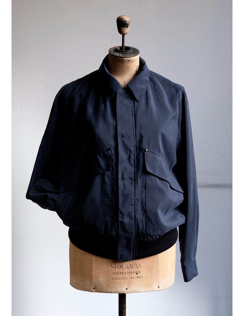 ULTERIOR　SILK NYLON TAFFETA FLIGHT JACKET