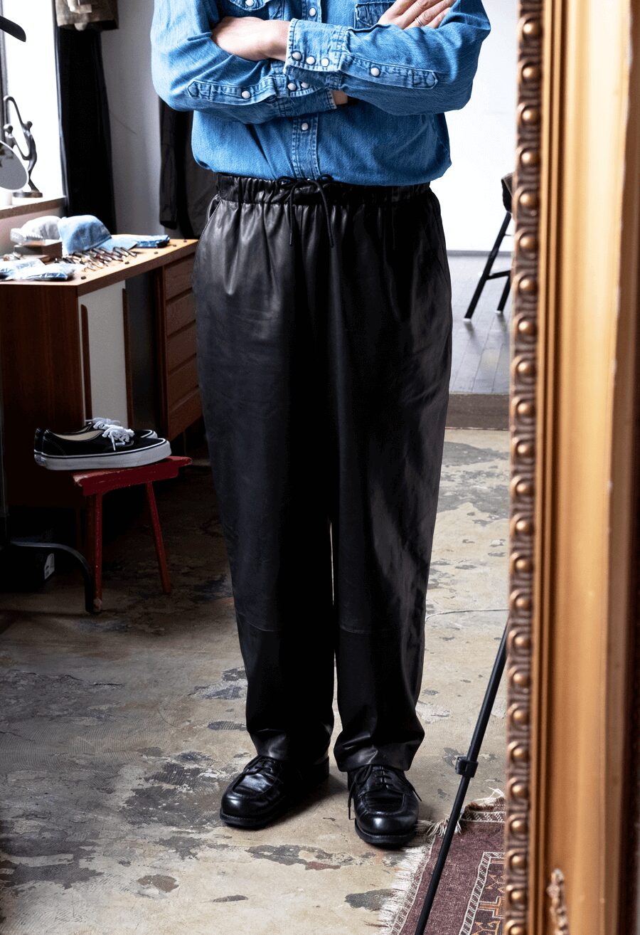 HEUGN　Leather Pant “Cooper”